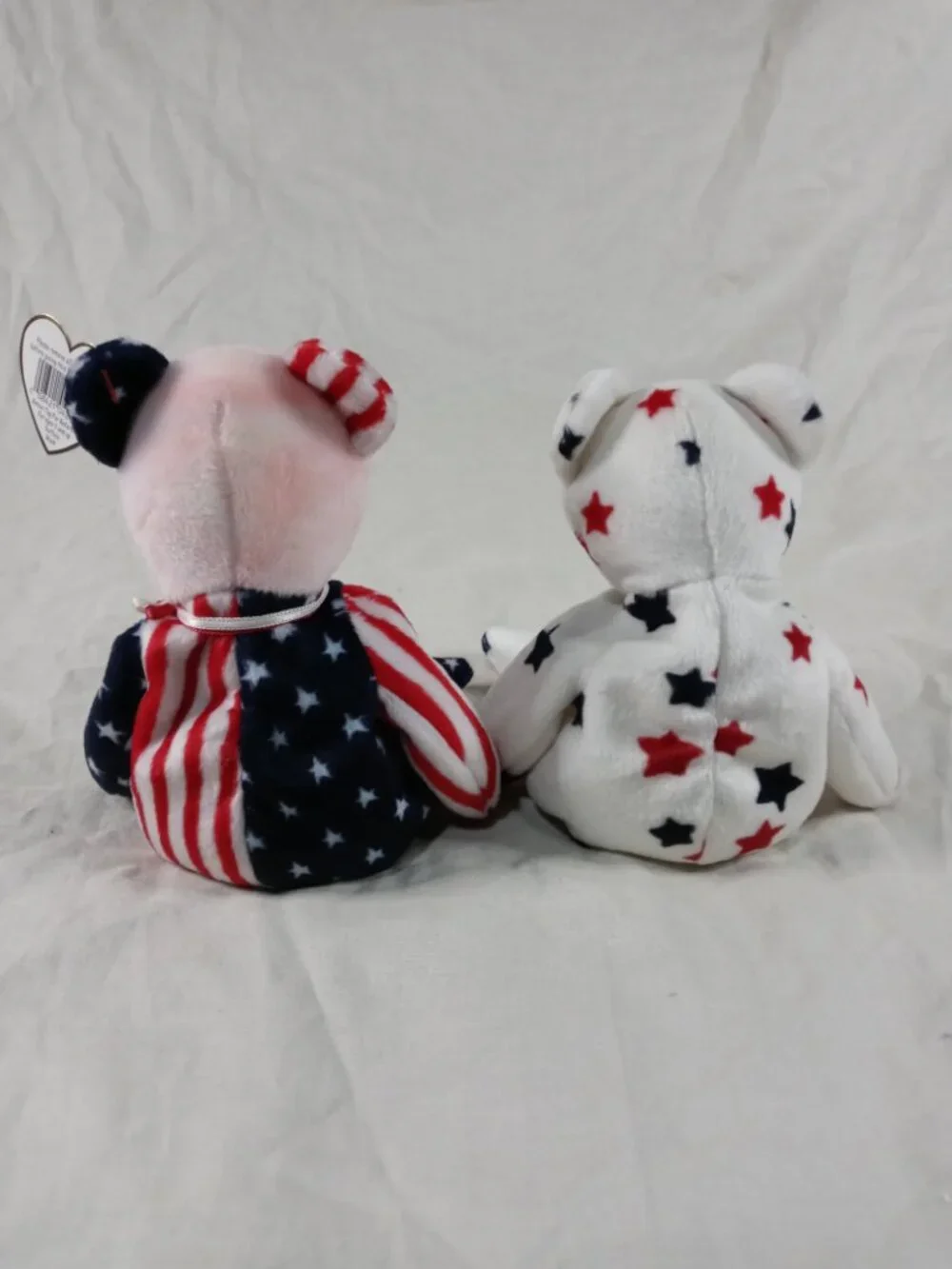 Ty Original Beanie Babies Retried Rare 98' Glory/ 99' Spangle Plush w Tags